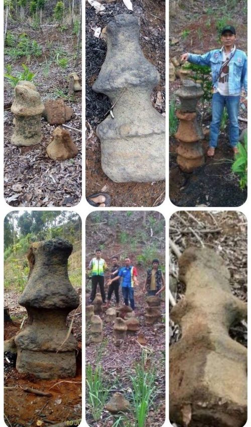 Benda Diduga Situs Ditemukan Di Geopark Sukabumi