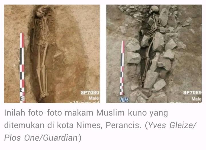 Arkeolog Temukan Pemakaman Muslim Tertua di Eropa