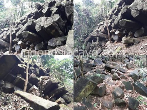 Situs Gunung padang di desa Lemah abang, Doro …